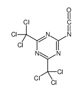 2-isocyanato-4,6-bis(trichloromethyl)-1,3,5-triazine结构式