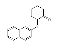 2-naphthalen-2-ylsulfanylcyclohexan-1-one Structure