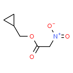 Acetic acid, nitro-, cyclopropylmethyl ester (9CI) structure