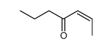 (E)-2-Hepten-4-one Structure