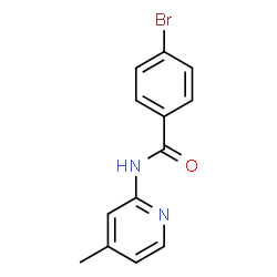 4-bromo-N-(4-methylpyridin-2-yl)benzamide picture