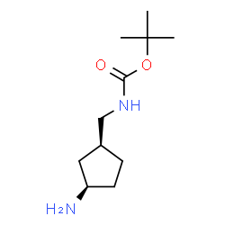 Carbamic acid, [[(1R,3S)-3-aminocyclopentyl]methyl]-, 1,1-dimethylethyl ester,图片