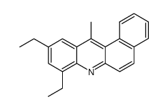 8,10-Diethyl-12-methylbenz[a]acridine结构式