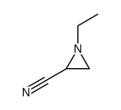 1-ethylaziridine-2-carbonitrile Structure