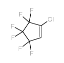 1-chloro-3,3,4,4,5,5-hexafluorocyclopentene结构式