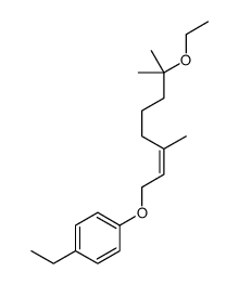 (E)-7-ethoxy-1-(4-ethylphenoxy)-3,7-dimethyl-oct-2-ene picture