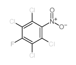 1,2,4,5-tetrachloro-3-fluoro-6-nitro-benzene structure