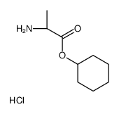 L-Alanine, cyclohexyl ester, hydrochloride Structure