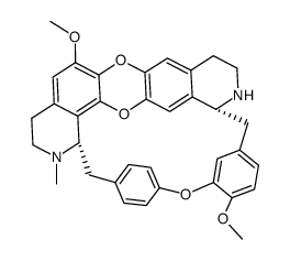 7,6'-epoxy-6,12'-dimethoxy-2-methyl-oxyacanthane结构式