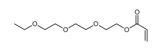 2-[2-(2-ethoxyethoxy)ethoxy]ethyl acrylate结构式