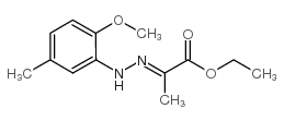 2-[2-(2-甲氧基-5-甲基苯基)亚肼基]丙酸乙酯结构式