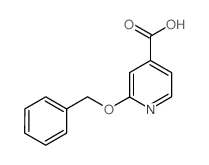 2-(BENZYLOXY)ISONICOTINIC ACID Structure