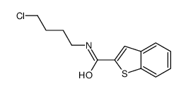 N-(4-chlorobutyl)-1-benzothiophene-2-carboxamide结构式