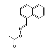 (E)-1-Naphthalenecarbaldehyde O-acetyl oxime Structure