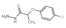 2-(4-chlorophenoxy)propanehydrazide Structure