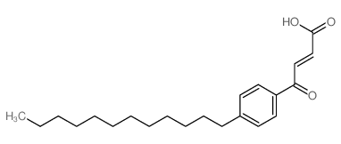 (E)-4-(4-dodecylphenyl)-4-oxo-but-2-enoic acid Structure