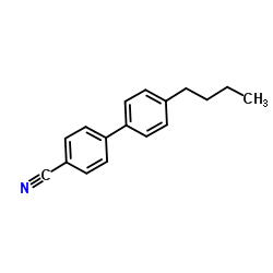 4-Butyl-4’-cyanobiphenyl Structure