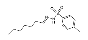 heptanal tosylhydrazone Structure