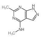 N,3-dimethyl-2,4,8,9-tetrazabicyclo[4.3.0]nona-2,4,7,10-tetraen-5-amine structure