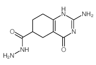 2-amino-4-oxo-5,6,7,8-tetrahydro-1H-quinazoline-6-carbohydrazide Structure