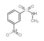 N-Methyl 3-nitrobenzenesulfonamide structure