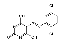 5-[(2,5-dichlorophenyl)diazenyl]-1,3-diazinane-2,4,6-trione Structure