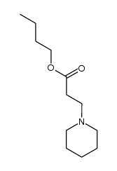 butyl 3-(piperidin-1-yl)propanoate Structure