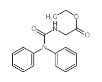 Glycine, N-[(diphenylamino)carbonyl]-,ethyl ester结构式