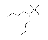 Dibutylamino-dimethyl-chlor-silan Structure