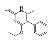 4-ethoxy-6-methyl-5-phenylpyrimidin-2-amine结构式