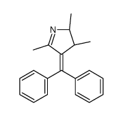 (2S,3R)-4-benzhydrylidene-2,3,5-trimethyl-2,3-dihydropyrrole结构式