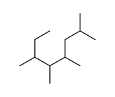 2,4,5,6-tetramethyloctane Structure