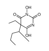 5-ethyl-1-hydroxy-5-pentan-2-yl-1,3-diazinane-2,4,6-trione Structure