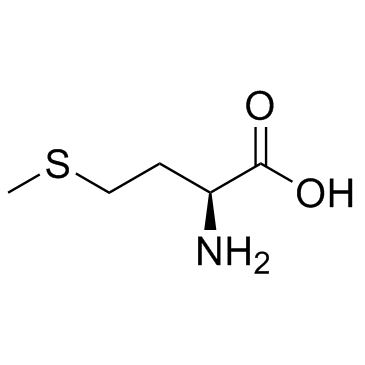 L-蛋氨酸 结构式