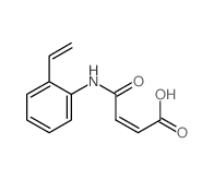 2-Butenoic acid,4-[(2-ethenylphenyl)amino]-4-oxo-, (Z)- (9CI) structure