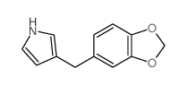 1H-Pyrrole,3-(1,3-benzodioxol-5-ylmethyl)- structure