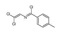 N-(2,2-dichloro-vinyl)-4-methyl-benzimidoyl chloride Structure