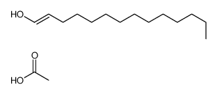 acetic acid,tetradec-1-en-1-ol结构式