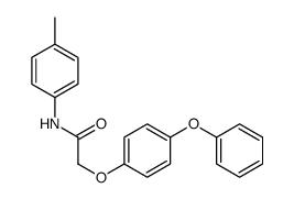 N-(4-methylphenyl)-2-(4-phenoxyphenoxy)acetamide Structure