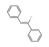 Benzene,1,1'-[(1Z)-1-fluoro-1,2-ethenediyl]bis-结构式