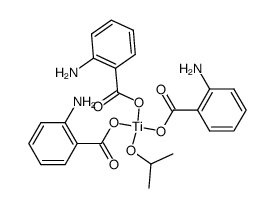 bis(anthranilato-N,O)(anthranilato-O)(propan-2-olato)titanium structure