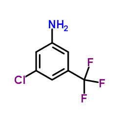 3-Chloro-5-(trifluoromethyl)aniline structure