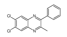 2-methyl-6,7-dichloro-3-phenylquinoxaline Structure