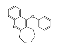 11-phenoxy-7,8,9,10-tetrahydro-6H-cyclohepta[b]quinoline结构式