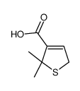 3-Thiophenecarboxylicacid,2,5-dihydro-2,2-dimethyl-(9CI) Structure