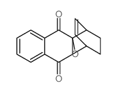 exo-1,4,4a,9a-tetrahydro-4a,9a-epoxy-1,4-ethano-9,10-anthraquinone结构式