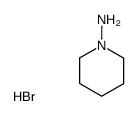 1-amino-piperidine, hydrobromide Structure