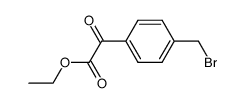 ethyl 2-[4-(bromomethyl)phenyl]-2-oxoacetate Structure