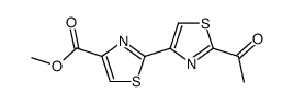 methyl 2'-acetyl-2,4'-bithiazole-4-carboxylate结构式