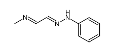 2-(methylimino)acetaldehyde phenylhydrazone Structure